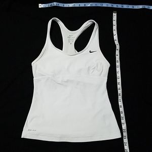 White Nike Dri-Fit Athletic Tanktop Sz Sm